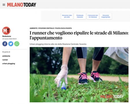 Rassegna Stampa: “Mappiamo la città di verde” Urban Plogging iniziativa di Centrale District e NATURALBOOM